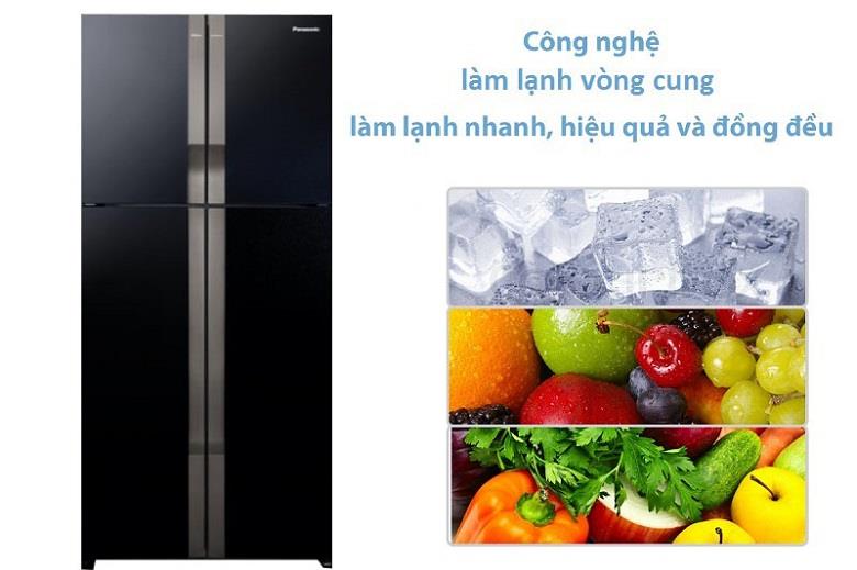 So sánh tủ lạnh Hitachi 4 cánh R-FW690PGV7(GBK) và Panasonic NR-DZ600GKVN