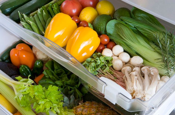 Không nên để những loại rau củ chưa nhiều nước quá lâu trong tủ lạnh tủ lạnh