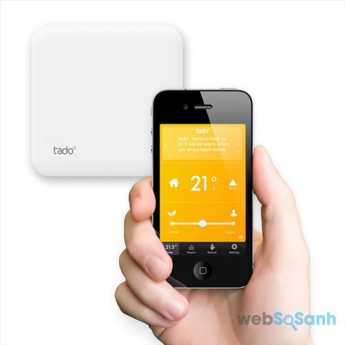 Ứng dụng điều khiển máy lạnh bằng smartphone: ASmart Remote IR Ứng dụng điều khiển máy lạnh bằng smartphone: tado