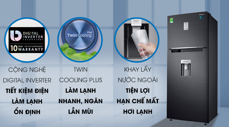 So sánh hai mẫu tủ lạnh Samsung R-FVX510PGV9(MIR) và Hitachi RT46K6885BS/SV