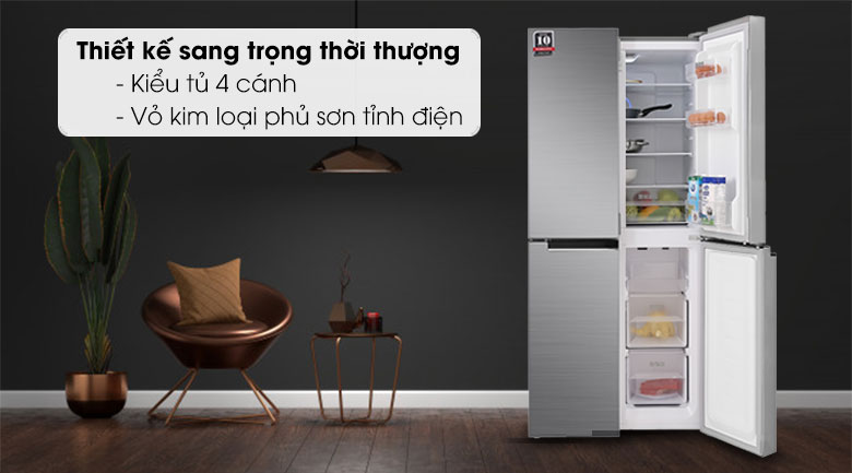Tủ lạnh Sharp 4 cánh SJ-FXP480V-SL - Sự lựa chọn số 1 của người dùng